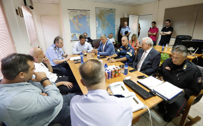 Επίσκεψη στο  Ενιαίο Συντονιστικό Κέντρο Επιχειρήσεων